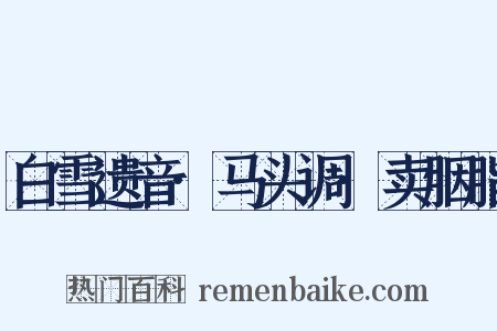 白雪遗音·马头调·卖胭脂是什么意思的图片